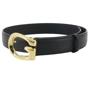 Gucci black leather belt in EUC
